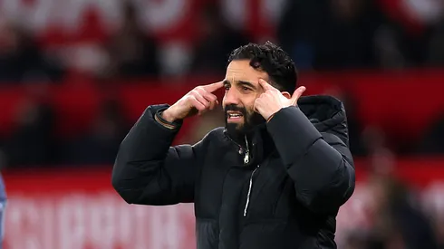 Amorim no Manchester United: a balança entre tempo e resultados imediatos. (Foto: Justin Setterfield/Getty Images)