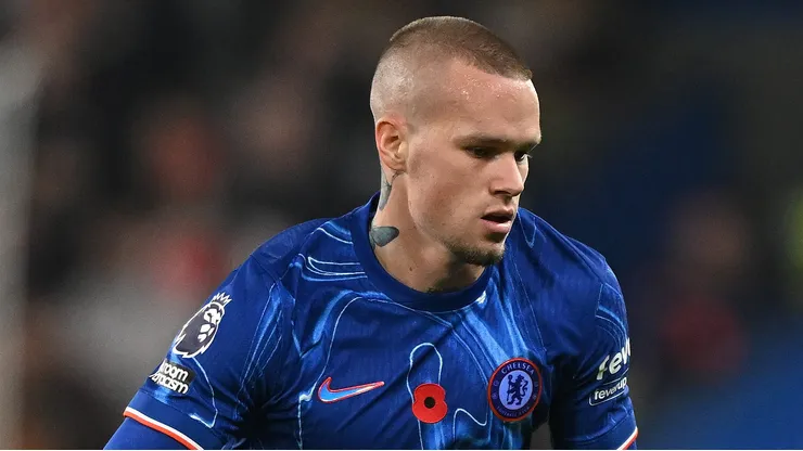 Mudryk durante partida pela Premier League. (Photo by Mike Hewitt/Getty Images)