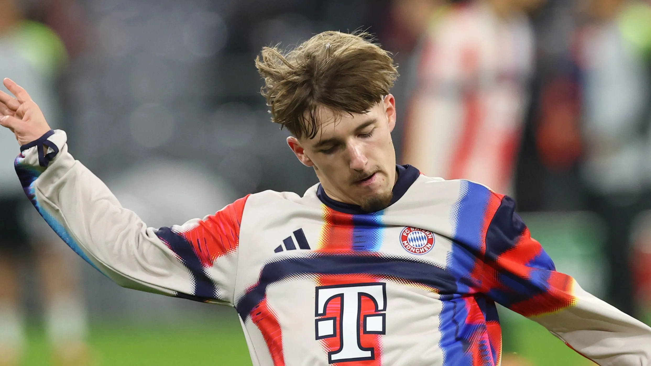 Karl durane treino do Bayern