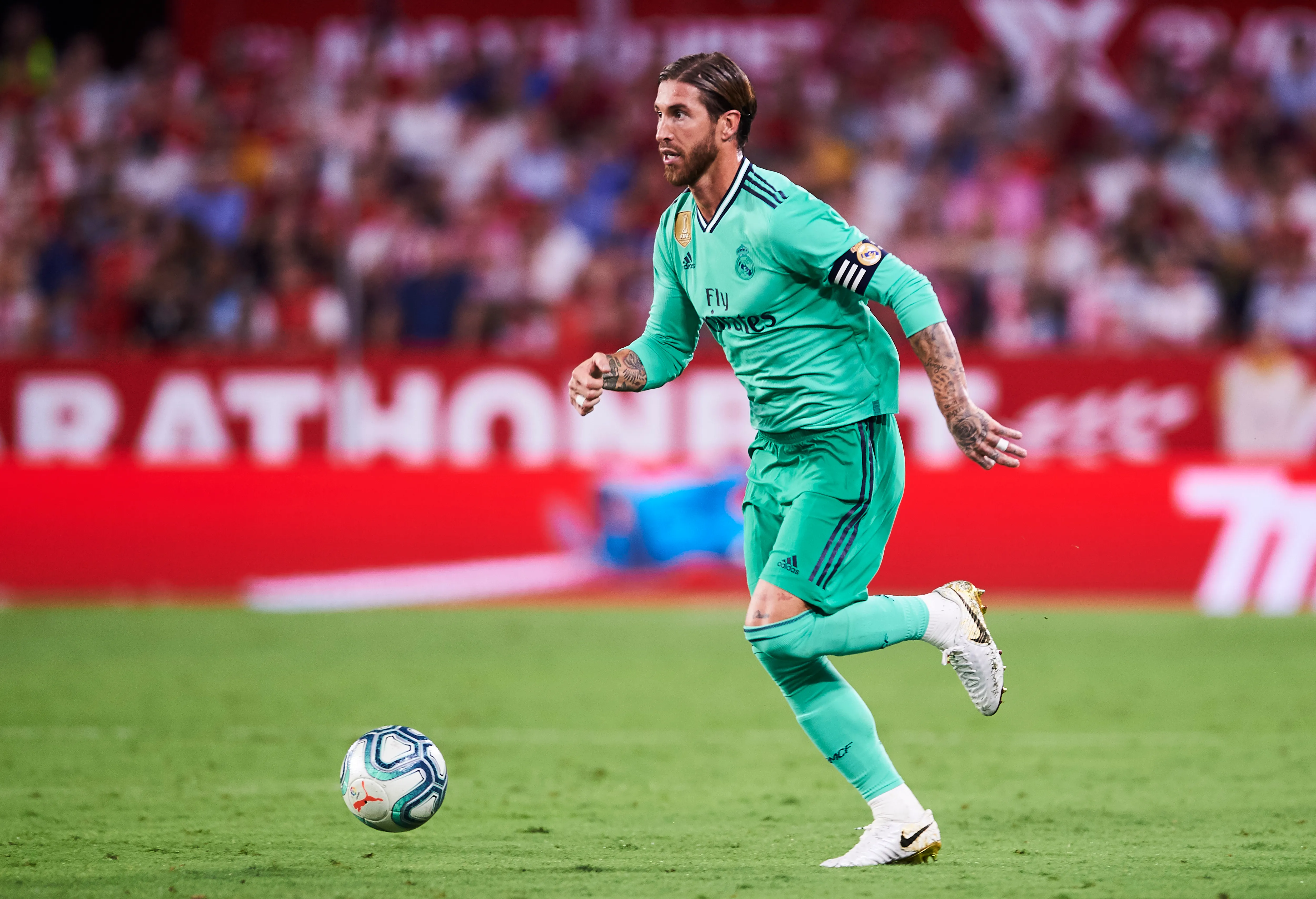 Sergio Ramos é ídolo do Real Madrid (Photo by Aitor Alcalde/Getty Images)
