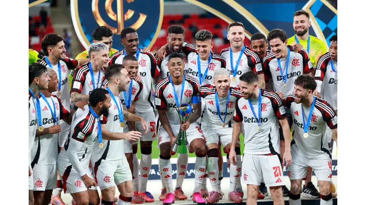 Tecnologia decide: Gol de Arrascaeta valida vitória do Flamengo na Copa Intercontinental. (Foto: Getty Images/Getty Images)