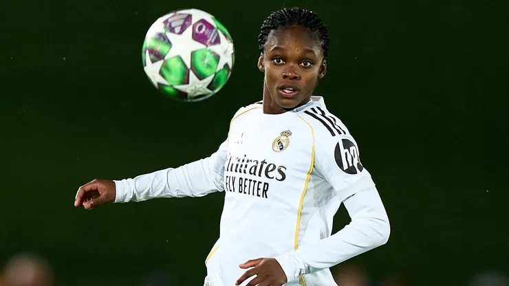 Linda Caiceda é tida como uma das joias do Real Madrid e do futebol feminino mundial - Foto: Angel Martinez/Getty Images