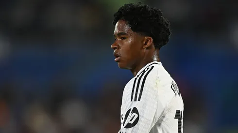 Endrick participou do jogo entre Real Madrid e Manchester City