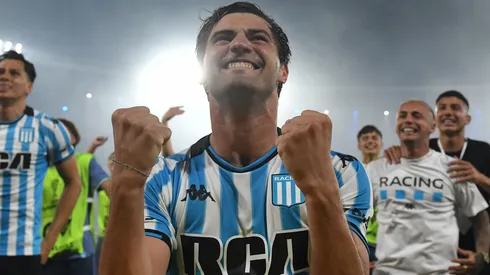 Santiago Sosa após uma partida do Racing. Foto: Marcelo Endelli/Getty Images