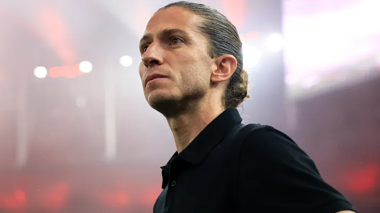 Filipe Luís durante um jogo do Flamengo. Foto: Buda Mendes/Getty Images