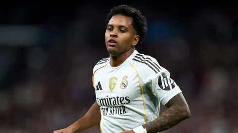 Rodrygo em jogo do Real Madrid (Angel Martinez/Getty Images)