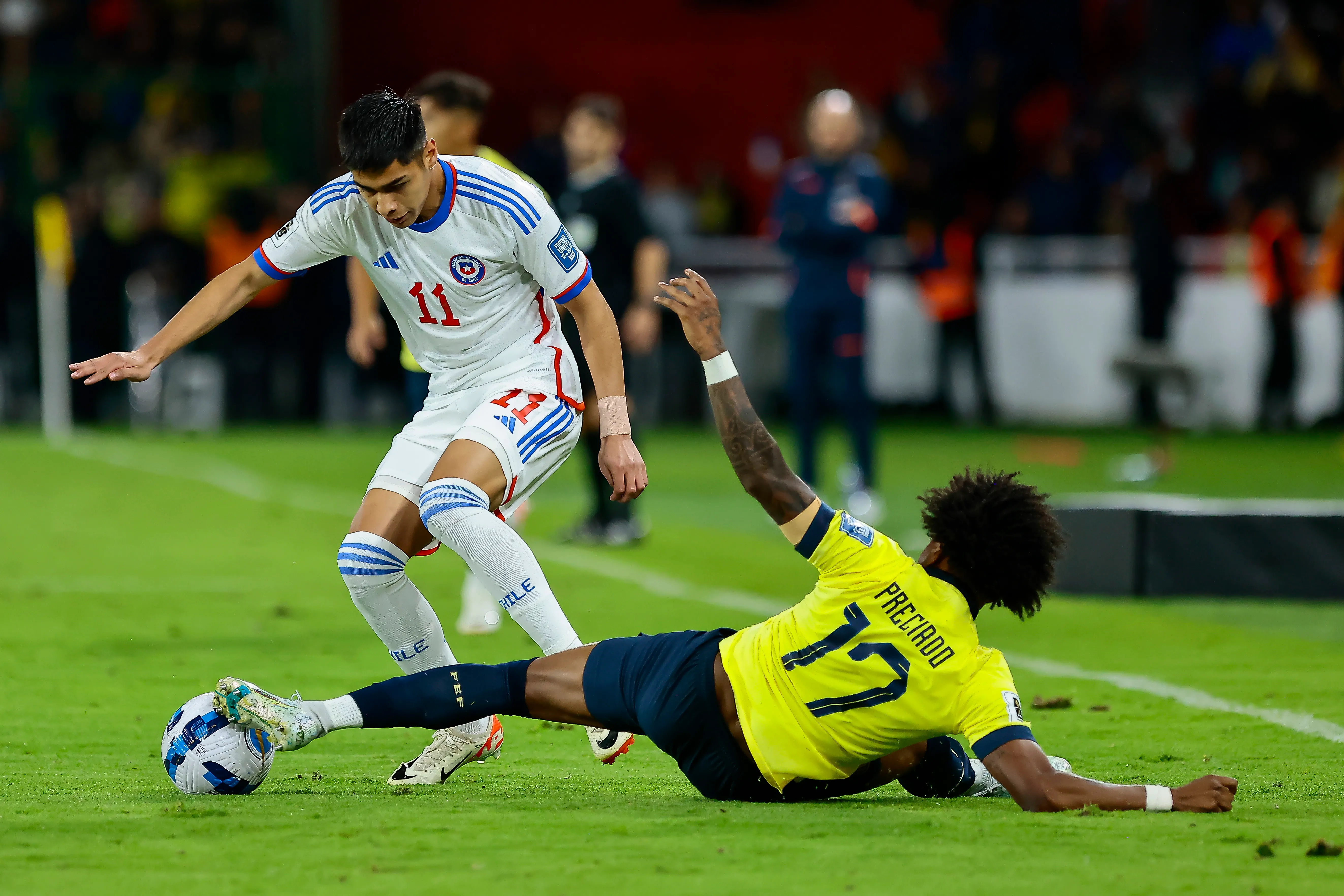 Dario Osorio em ação pela seleção do Chile (Photo by Franklin Jacome/Getty Images)