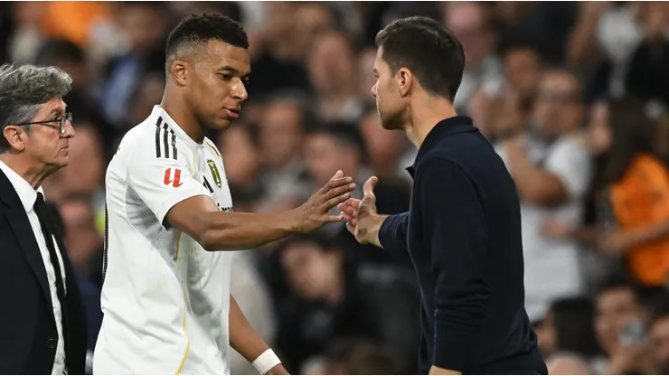 Xabi Alonso se preocupa com dependência de Mbappé no Real Madrid. (Foto: Denis Doyle/Getty Images)