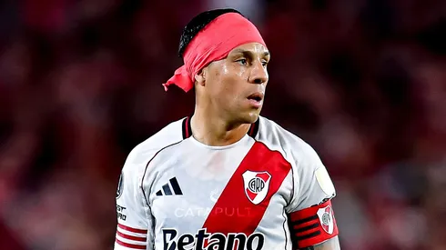 Enzo Pérez, meia do River Plate. (Photo by Marcelo Endelli/Getty Images)