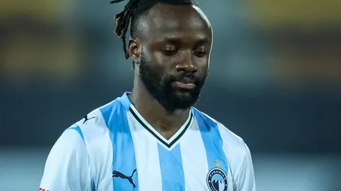 Mayele em campo com as cores do Pyramids. Foto: IMAGO / NurPhoto