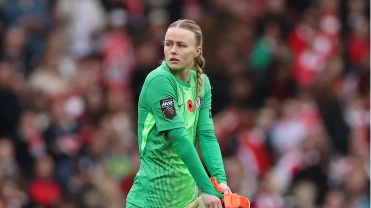 Hannah Hampton, do Chelsea (Photo by Naomi Baker/Getty Images)
