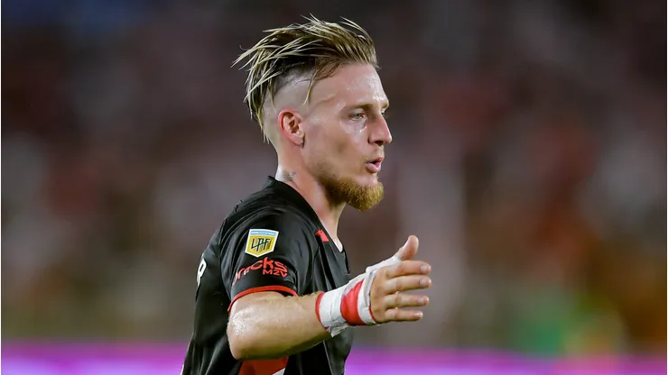 Santiago Ascacíbar, alvo do River Plate, entra na mira do Santos. Foto: Marcelo Endelli/Getty Images