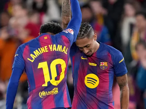 Raphinha explica comemoração inusitada após decidir vitória do Barcelona
