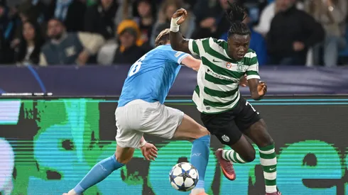 Sporting alertou Chelsea sobre a lesão de Geovany Quenda. (Foto de Francesco Pecoraro/Getty Images)