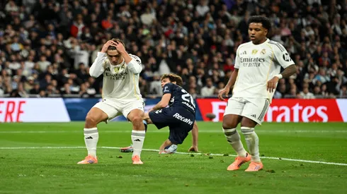 Carreras e Rodrygo na derrota do Real Madrid para o Celta de Vigo – Denis Doyle/Getty Images