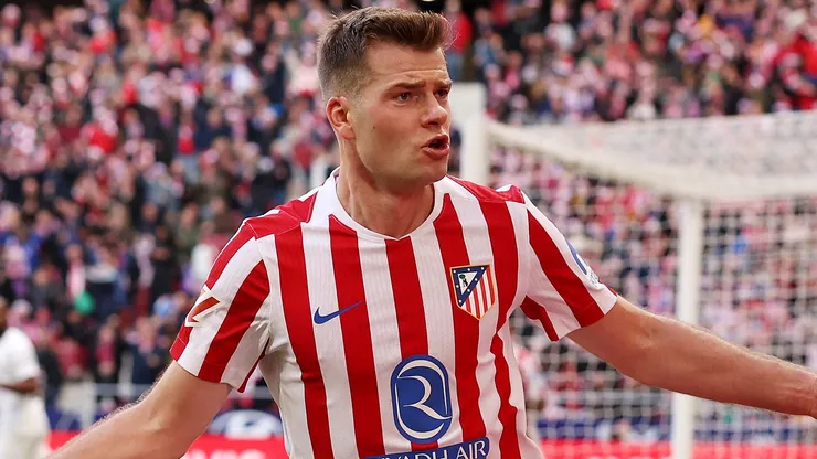 Sorloth pelo Atlético de Madrid. (Photo by Florencia Tan Jun/Getty Images)