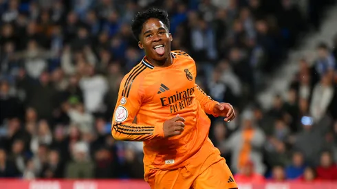 Endrick marca pelo Real Madrid. (Foto: David Ramos/Getty Images)
