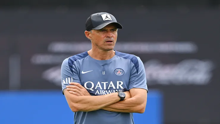 Luis Enrique, técnico do PSG - David Ramos/Getty Images