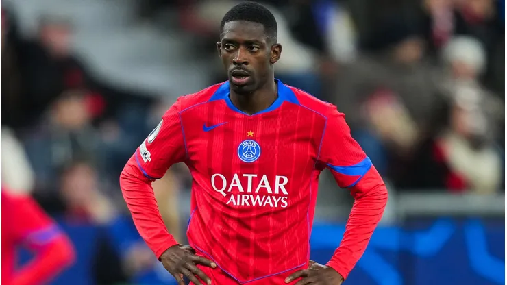 Dembélé está de fora da final do Intercontinental. (Photo by Pau Barrena/Getty Images)