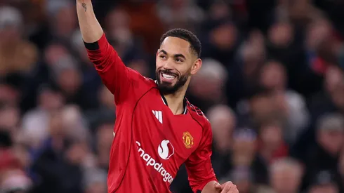 Matheus Cunha brilha pelo Manchester United, mas não impede empate contra Bournemouth. (Photo by Carl Recine/Getty Images)
