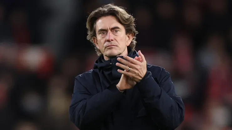Thomas Frank deve permanecer no Tottenham. Foto: Naomi Baker/Getty Images