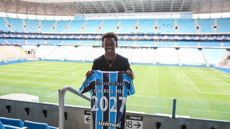 Gabriel Mec é a grande revelação do Grêmio (ANGELO PIERETTI/GRÊMIO FBPA)
