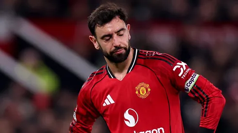 Bruno Fernandes deu declarações que irritaram a diretoria do Manchester United (Foto: Carl Recine/Getty Images)