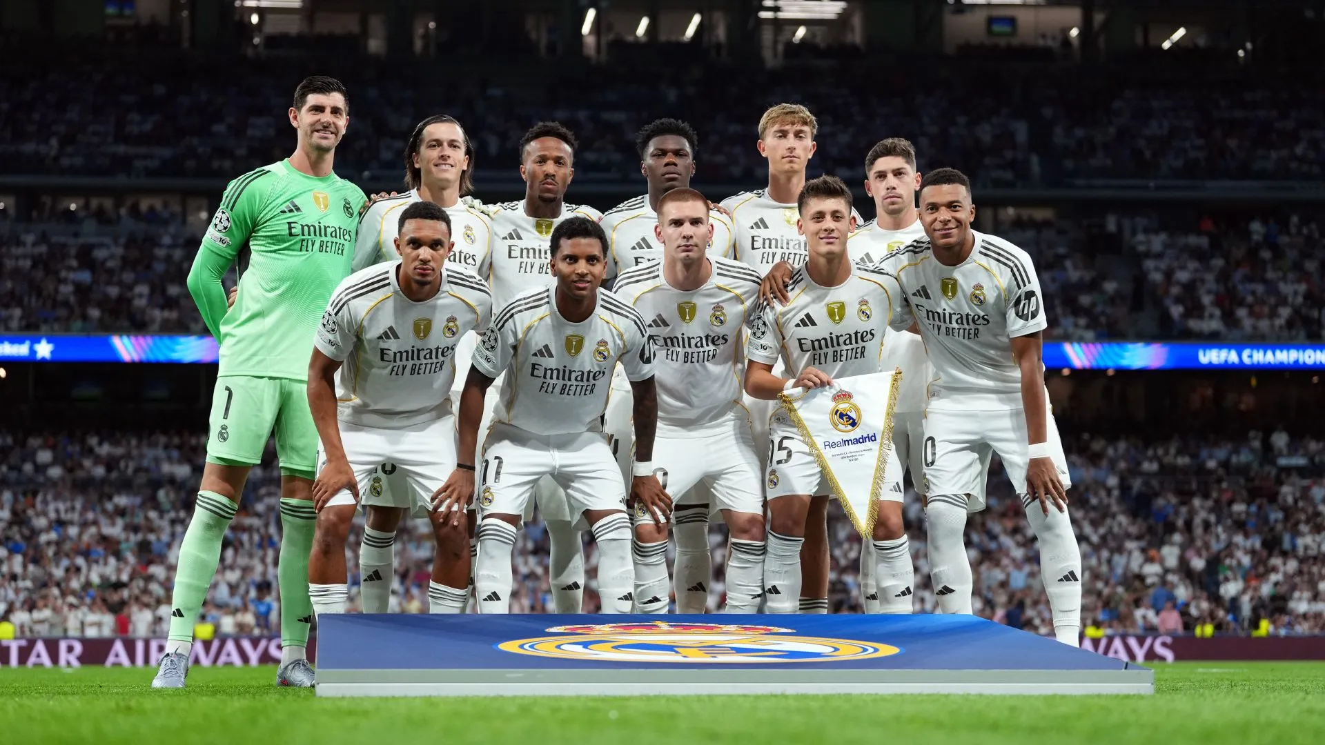 Real Madrid tem jogo eliminatório pela frente contra o Talavera, pela Copa do Rei. foto: Mateo Villalba Sanchez/Getty Images