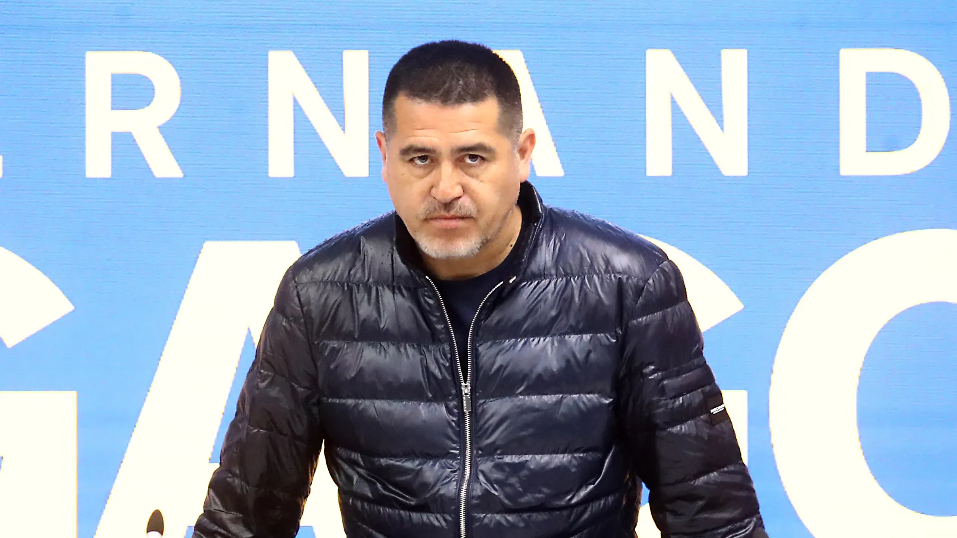 Juan Román Riquelme durante entrevista pelo Boca Juniors