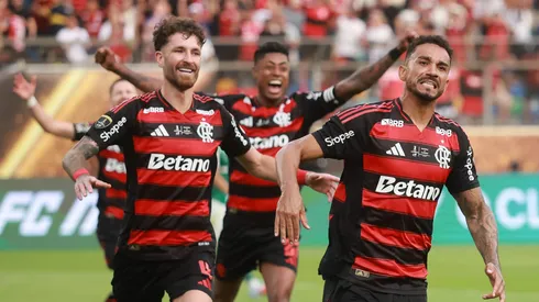 Jogadores do Flamengo comemoram conquista da Libertadores (Hector Vivas/Getty Images)