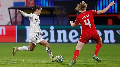 Sara Dabritz salva o Real Madrid no último minuto do jogo - Foto: María Jiménez/Real Madrid
