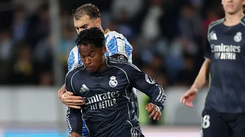 Vídeo: Endrick dá passo de gênio para Mbappé em Talavera x Real Madrid. (Foto: Florencia Tan Jun/Getty Images)