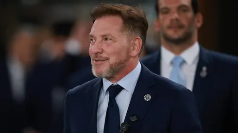 Alejandro Domínguez, presidente da Conmebol. (Foto: Hector Vivas/Getty Images)