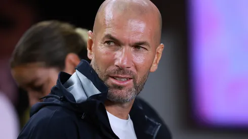 Zidane durante um jogo do Inter Miami na US Open Cup. Foto: Hector Vivas/Getty Images
