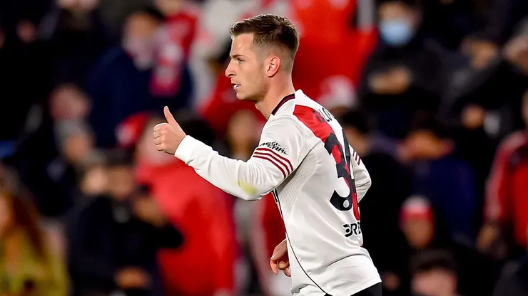 Galoppo em jogo do River Plate. (Foto: Marcelo Endelli/Getty Images)
