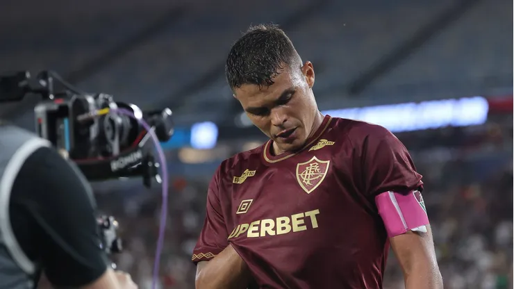 O zagueiro Thiago Silva com a camisa do Fluminense (Wagner Meier/Getty Images)
