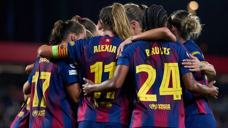 Barcelona sonha em conquistar o 4º título da Champions Feminina - Foto: Alex Caparros/Getty Images