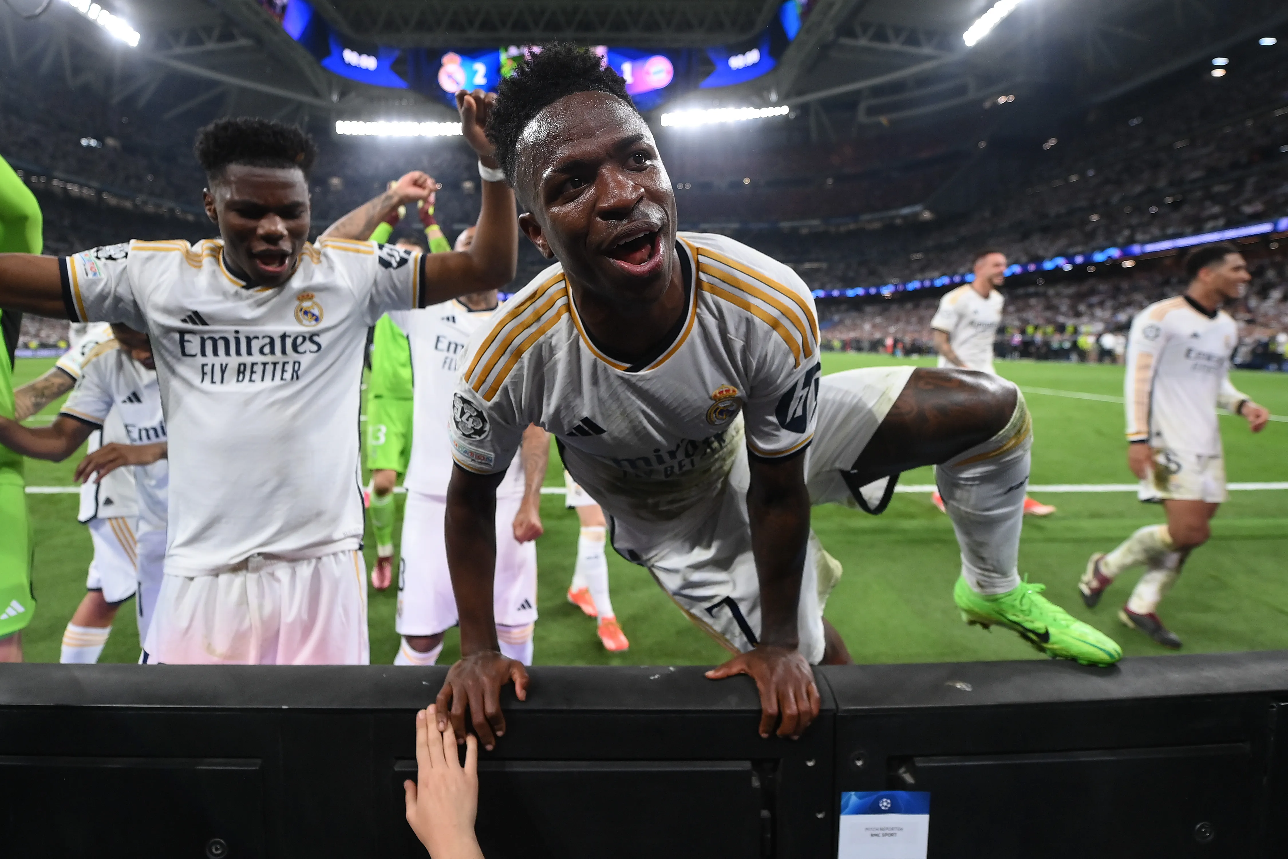 Vini Jr em ação pelo Real Madrid. Foto: David Ramos/Getty Images