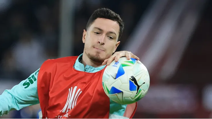 Alvo do River Plate, Anibal Moreno, do Palmeiras, quer deixar o clube. (Foto: Franklin Jacome/Getty Images)