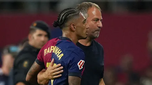 Hansi Flick levantou a moral de Raphinha após decisão da Fifa