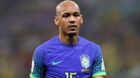 Fabinho jogando pela Seleção Brasileira. Foto: Julian Finney/Getty Images