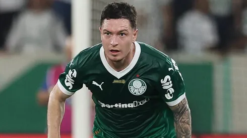 O jogador Aníbal Moreno em jogo do Palmeiras (Cesar Greco/Palmeiras/by Canon)