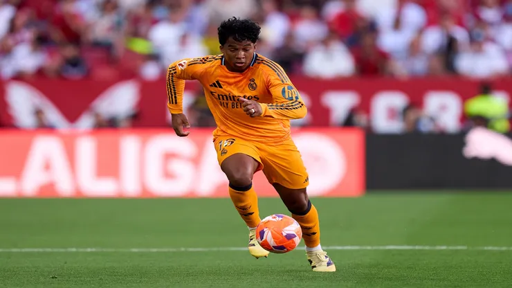 Endrick deixa o Real Madrid e se apresentará ao Lyon - Angel Martinez/Getty Images