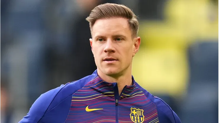 Ter Stegen, goleiro do Barcelona. (Photo by Alex Caparros/Getty Images)