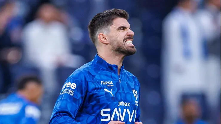 Rúben Neves em jogo do Al-Hilal. Foto: Abdullah Ahmed/Getty Images