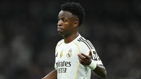 Vinicius Junior em jogo do Real Madrid. (Foto: Denis Doyle/Getty Images)