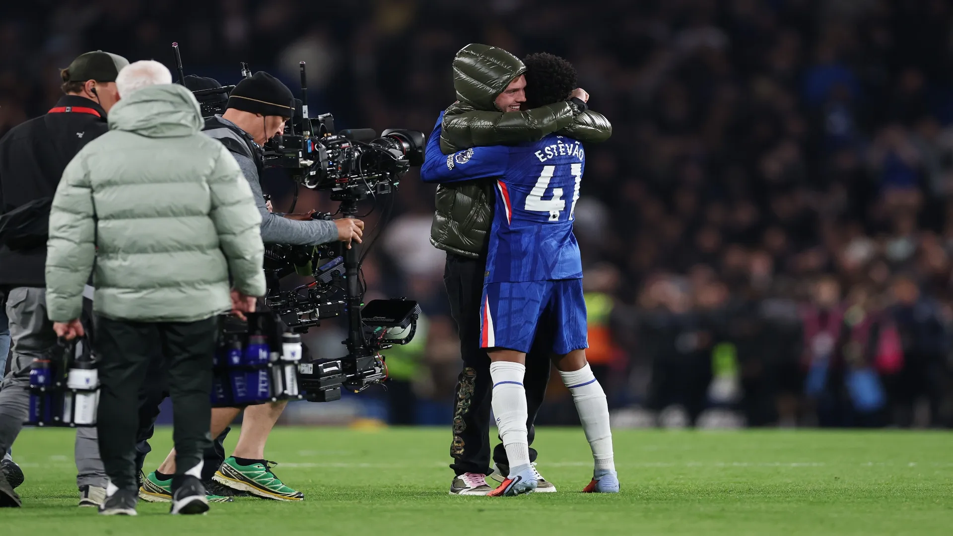 Estêvão e Cole Palmer – Justin Setterfield/Getty Images