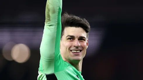 Kepa foi o herói do Arsenal na disputa de pênaltis. Foto: Alex Pantling/Getty Images