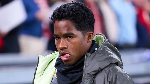 Endrick teve ajuda de Lucas Paquetá nas negociações para se transferir ao Lon, segundo portal (Foto: Juan Manuel Serrano Arce/Getty Images)