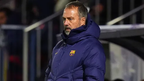 Hansi Flick, técnico do Barcelona. (Photo by Angel Martinez/Getty Images)